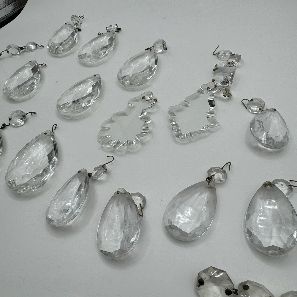 LOT OF 19 Vintage Glass FRENCH PENDALOGUE 2